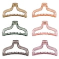 thumbnail image 1 of Juego de 6 pinzas para el pelo, de corte largo, multicolor, 1 of 5