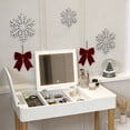 thumbnail image 3 of Facilehome Vanity Desk with LED Lights,Makeup Table with Flip Top Mirror,Writing Desk for Bedroom,Perfect New Year Gift,White, 3 of 14