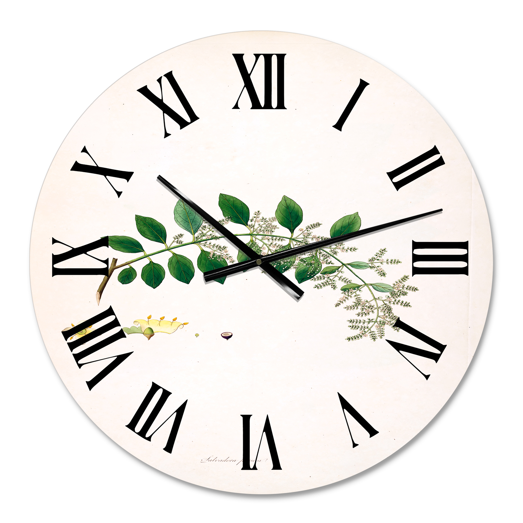 Designart 1 in Quartz Farmhouse Wall Clock