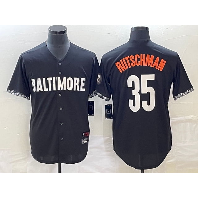 Baseball Jersey Orioles Jersey Fan Elite Edition Orioles 2# 35# Rutschman Copy Player Name Jersey
