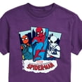 thumbnail image 2 of Marvel Your Friendly Neighborhood Spider-Man - Spider Suits - Adult Short Sleeve Graphic T-Shirt, 2 of 4