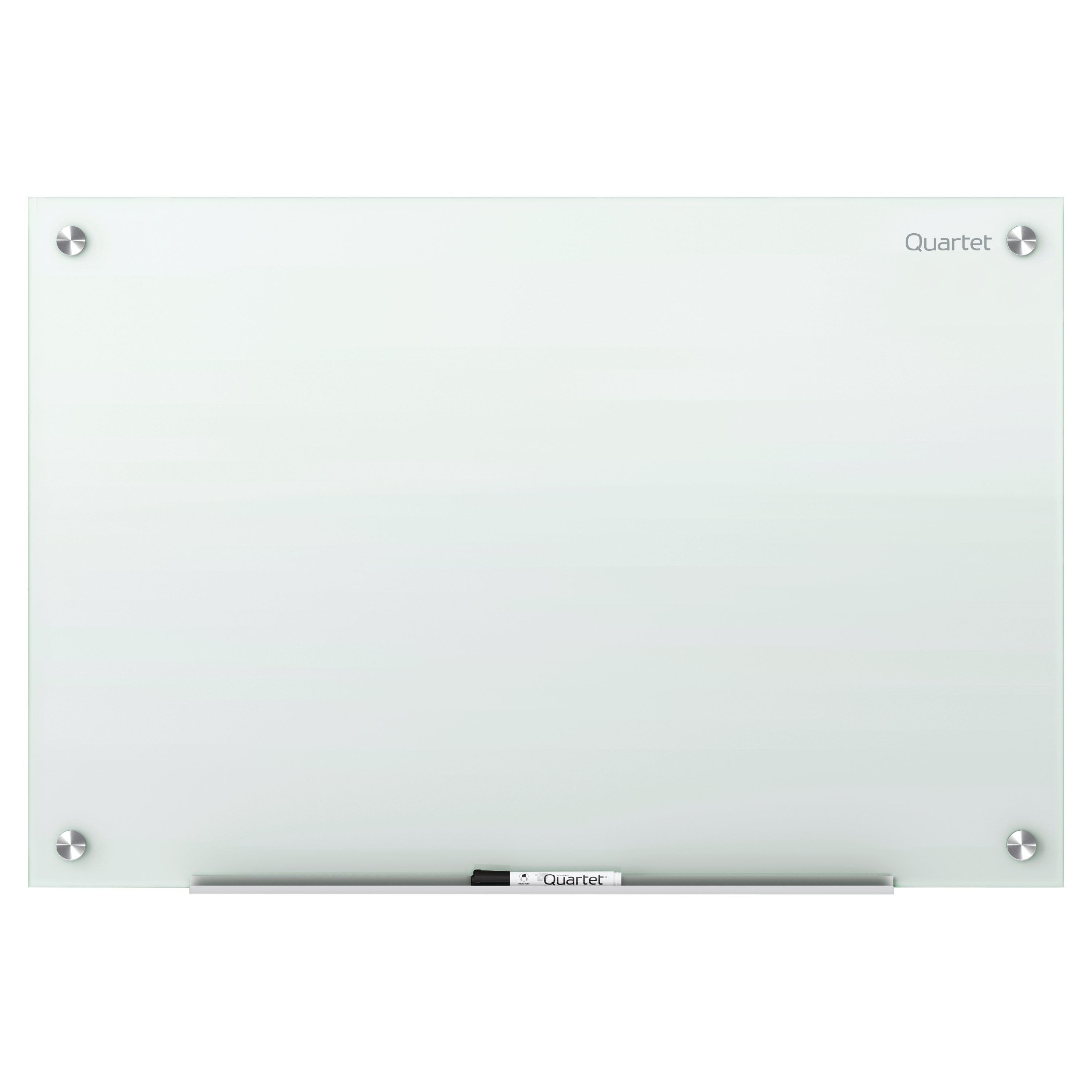 Quartet Infinity Glass Magnetic Marker Board 4 x 3 Feet Frameless White Surface for sale online G4836W 