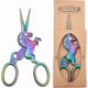 thumbnail image 1 of 1 pieza de tijeras de costura de unicornio de 4,5 pulgadas, tijeras pequeñas con punta de acero inoxidable para dar forma a las cejas, tijeras vintage., 1 of 9