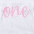 thumbnail image 3 of Newborn Baby Girl First Birthday Outfit Ruffle One Print Backless Jumpsuit Bodysuit, 3 of 4