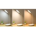 thumbnail image 2 of Lámpara de escritorio innovadora, lámpara de mesa de lectura de alto lumen con cargador inalámbrico, luz suave y regulable para oficina, dormitorio, sala de estar, sala de pasatiempos, taller, 2 of 2