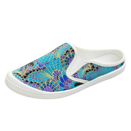 

zuwimk Sneakers For Women Slip On Women’s Fashion Sneakers Perforated Slip on Flats Comfortable Walking Casual Shoes Sky Blue