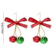 thumbnail image 2 of SUSHANG Christmas Earrings Christmas Tree Bell Earrings Christmas Creative Holiday Party Earrings Jewelry Hoop Earrings Women, 2 of 4