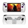 thumbnail image 1 of Carcasa de consola de TPU suave anticaída con soporte para ASUS Rog Ally (blanco), 1 of 6