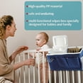 thumbnail image 6 of Wipe Holder, Large Capacity Wipe Holder Seal, Wipes Case Dustproof Wipes Box with Lid Keep Diaper Wipes Fresh, Resistant To Falling, And Not Easy To Scratch(White), 6 of 7