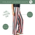 thumbnail image 4 of Hello Mello Holiday Lounge Soft Pants Pajama Bottoms, Sugar Rush Medium/Large (Women's), 4 of 10