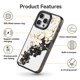 thumbnail image 5 of Funda para teléfono Rosarnnah compatible con iPhone 14 6.1, color negro, 5 of 7