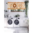 thumbnail image 6 of Fall Thanksgiving HOME Sign Kitchen Valances for Windows Farmhouse Orange Pumpkin Maple Leaf Valance Curtains&nbsp; for Kitchen /Living Room/Bedroom/ Bathroom Decor, 42"x12 " ,Rod Pocket 1 Panel,, 6 of 7
