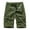 Army Green, variant on JMKQLZ Men's Cargo Shorts Slim Fit Multi-Pocket Outdoor Camouflage Cargo Short Pants - Army Green - M