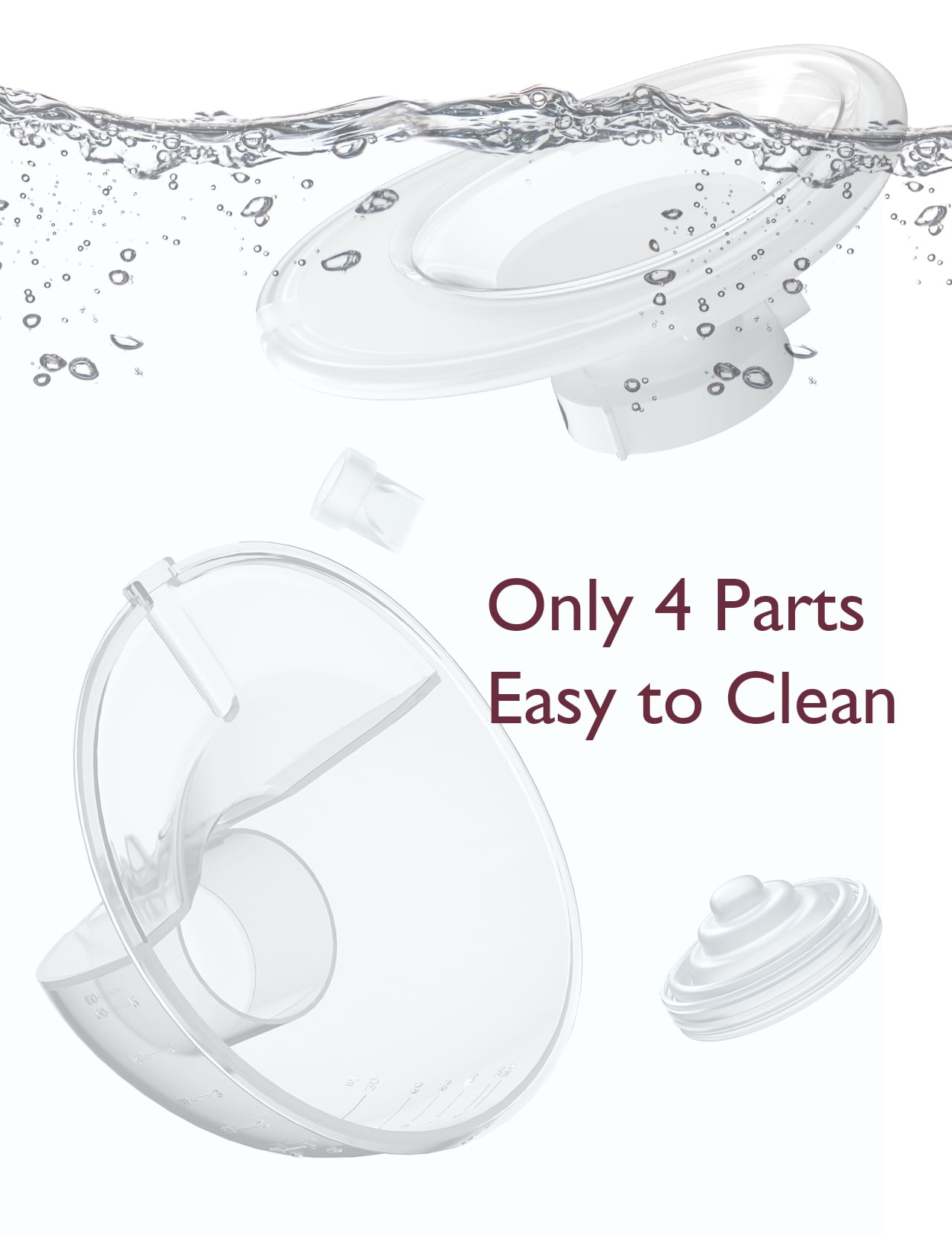 Momcozy Breast Pump Hands Free M5 Pinky, 3 Modes & 9 Levels Electric Breast Pump, 24mm, 1 Pack Pink