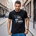 thumbnail image 4 of Colevkie Keep rolling your eyes you might find a brain back there Funny Men's Sarcastic Quotes T-shirt Humor Graphic Tee Novelty Short Sleeves(Black-Men,XS), 4 of 7