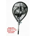 thumbnail image 1 of KUFA SPORTS FC7052 Retractable Aluminum Landing Net with Rubberized Mesh, 20 x 27/41-65"/22", 1 of 3
