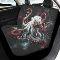 thumbnail image 4 of Uourmeti Car Seat Covers Full Set Easy to Install Protection Car Decoration Full Set Polyester Breathable Interior Accessories, Octopus Space Print, 4 of 10