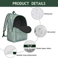 thumbnail image 4 of Sharp Sunflower Print Backpack with Organized Interior, Perfect for College Campus and Workplace, Quality Build, Encouragement Gift, 4 of 5