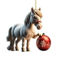 thumbnail image 2 of Christmas Tree Ornament, Hanging Handmade Ornament Gift for Kids, Christmas 2024 Family Activities, Holiday Decorations, Ponys Decorations, 2 of 4