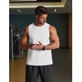 thumbnail image 2 of COOFANDY Men' Muscle Sleeveless Shirt Summer Quick Dry UPF 50+ Workout Tank Tops Gym Athletic Beach Swim Shirt for Man, 2 of 6