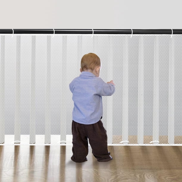 Red de Seguridad para Barandilla Cupount 4.5 m x 1 m Blanca