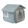 thumbnail image 1 of Cama cueva para mascotas Fernando Casa para gatos al aire libre Portátil para perros pequeños Gris, 1 of 8