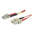thumbnail image 3 of C2G 10m LC-SC 50/125 OM2 Duplex Multimode Fiber Optic Cable - Plenum CMP-Rated - Red - patch cable - 33 ft - red, 3 of 4