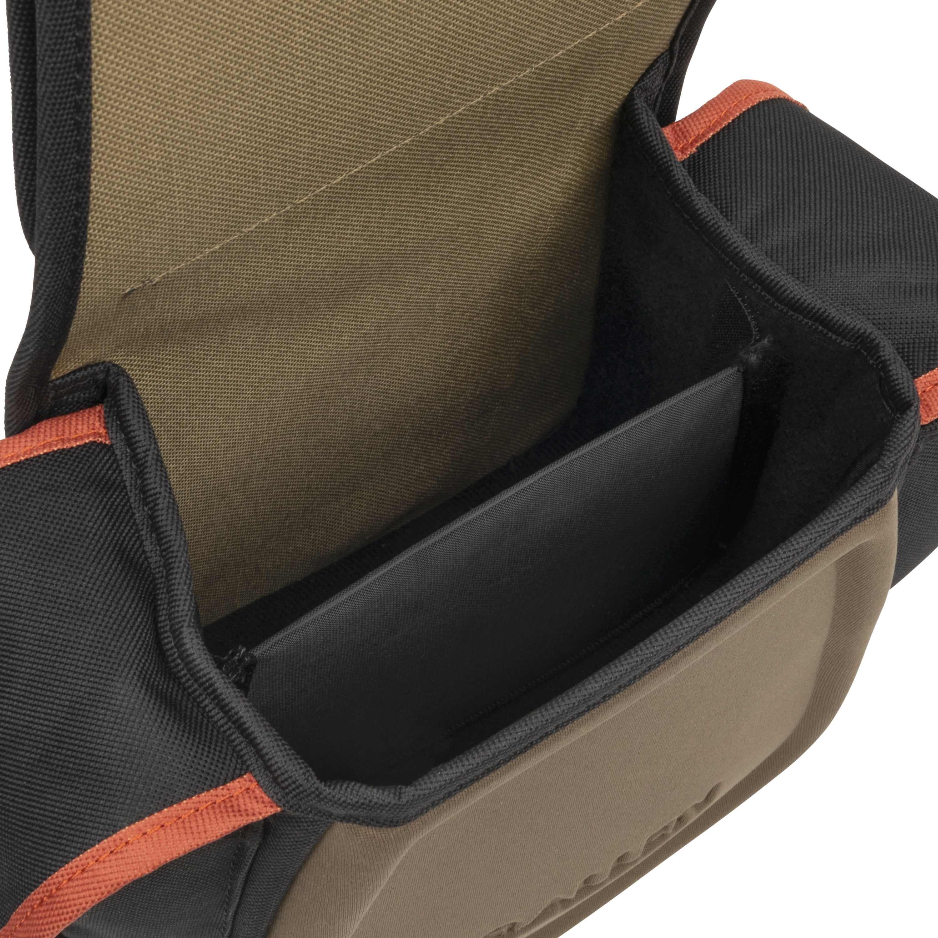 Allen Company Eliminator Pro Double Compartment Shooting Bag, Black/Coffee/Copper
