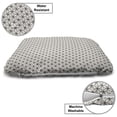 thumbnail image 3 of Sacred Geometry Pet Bed, Trellis Art Pattern of Circles Overlapping Internal Flowers, Resistant Pad for Dogs and Cats Cushion with Removable Cover, 24" x 39", Eggshell and Charcoal Grey, by Ambesonne, 3 of 4
