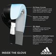 thumbnail image 2 of Adidas Boxing and Kickboxing Gloves - Hybrid 100 - for Men and Women - for Punching, Fitness and Heavy Bags - Black/Gold, 12oz, 2 of 7