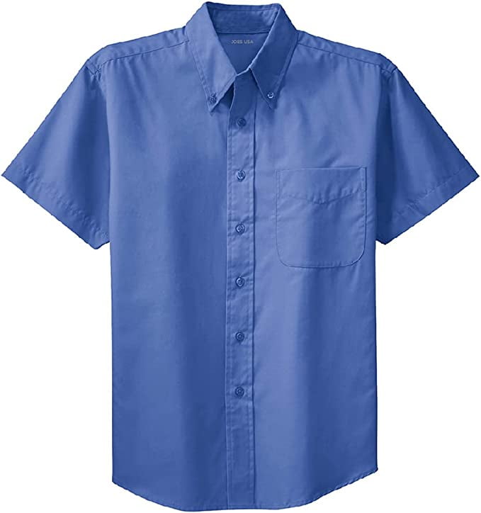 シャツ IONSEOUL Rise roll up short sleeve shirt JE1230 Joe's USA Men's Short Sleeve Wrinkle Resistant Shirts-XS