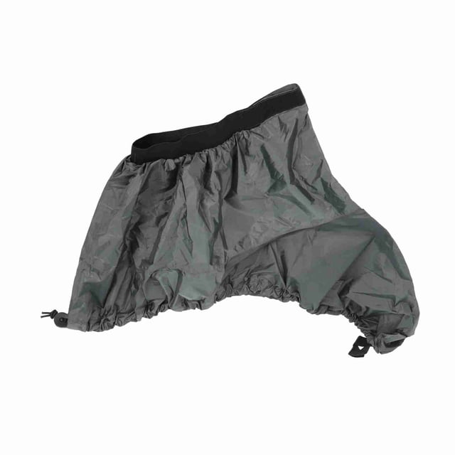 Falda de nailon ajustable para kayak, cubierta impermeable, accesorio para deportes acuáticos (gris)