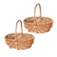 thumbnail image 5 of 2x cestas de mimbre cestas decorativas cestas de frutas cestas de almacenamiento tejidas para aperitivos, 5 of 7