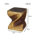 thumbnail image 2 of Haussmann® Wood Big Twist Coffee Table 16 in SQ x 20 in High Oak Oil, 2 of 8