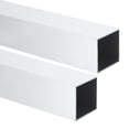 thumbnail image 1 of Tubos Cuadrados de Aluminio Uxcell 6063, 1.5"x1.5"x16" Largo 0.04" Grosor de Pared 2pcs, 1 of 6