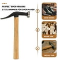 thumbnail image 4 of SHISUYAN Shoe Making Mallet Iron For Diy Enthusiasts In Workshop 1Set, 4 of 9