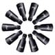 thumbnail image 1 of Nails Art Gel Cap Clip de remojo Manicura UV Clips de uñas Removedor de esmalte de gel Herramienta de envoltura Negro 10 piezas, 1 of 5