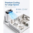 thumbnail image 5 of JoanKaren 10000 BTU Portable Air Conditioner w/ DIY Window Kit,Cools Room up to 450 Sq. ft,3-in-1 AC Unit with Cooling,Dehumidifier,Fan,Smart Floor Standing AC, 5 of 11