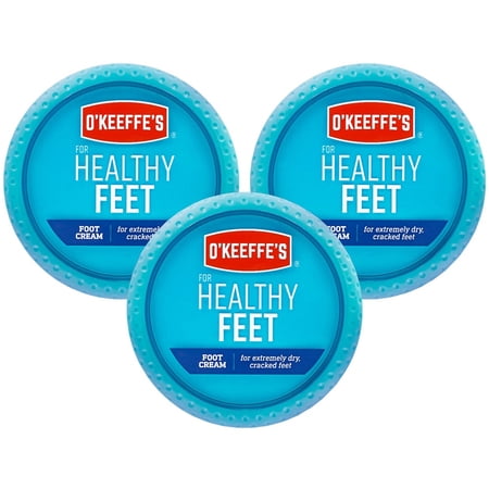 Pack of 3 O'Keeffe's Healthy Feet 2.7 oz.
