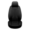 thumbnail image 4 of Maidao Car Seat Covers Leather Set for Cadillac for CTS 200-2013 5 Seats Airbag Compatible Water Resistant Front Rear Cushion Protector Black, 4 of 9