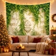 thumbnail image 3 of Ornate Fountain with Ivy Against a Stone Wall, Serene Rustic for Garden Lovers, Botanical Wall Art, Housewarming Gift, Tapestry Wall Hanging for Living Room and Bedroom, 3 of 7