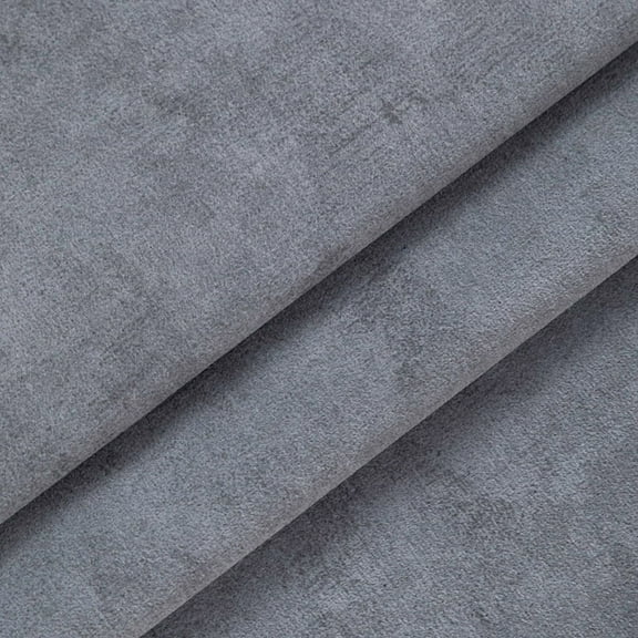 Firefly Hope 39.4"x47" Suede Upholstery Fabric, Soft Smooth Material for Sofa, Chairs, Pillows & Car Upholstery, Grey