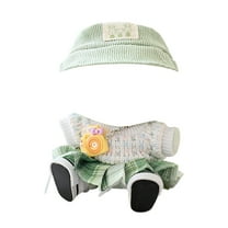 NQyIOS Clothes for Dolls Accessories(NO Doll), Stylish Kawaii Outfit Set 5 Pieces Suitable for 15cm 17cm Doll, Doll Clothing Set Replacement