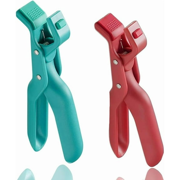 2 PCS Hot Plate Gripper Tongs, Anti Scald Plate Gripper with Silicone Tips, Secure Grip for Hot Bowls, Dishes and Pots, Heat Resistant Kitchen Utensil