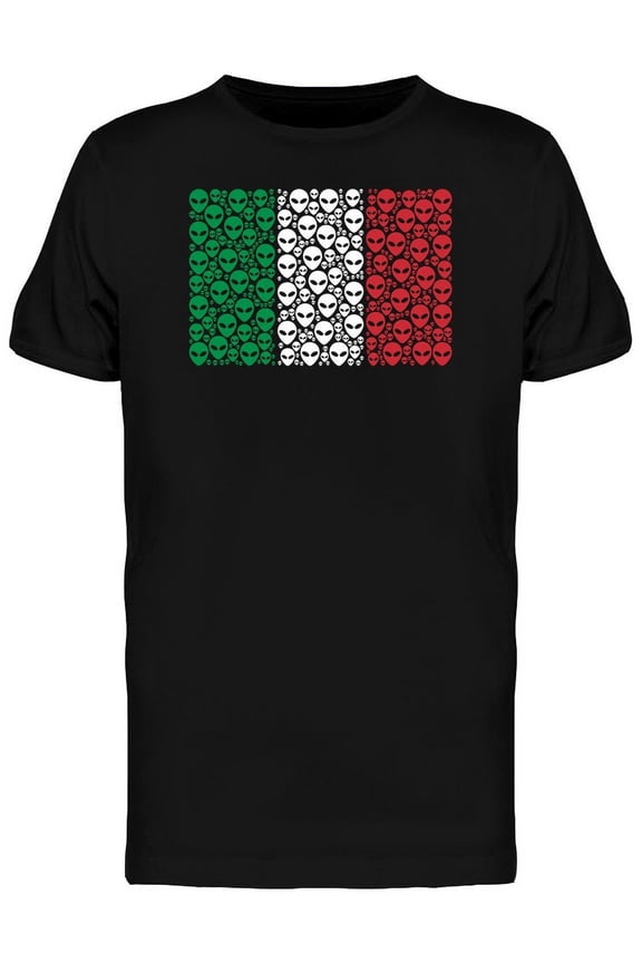 Italian Alien Invasion T-Shirt Men -Image by Shutterstock, Male x-Large