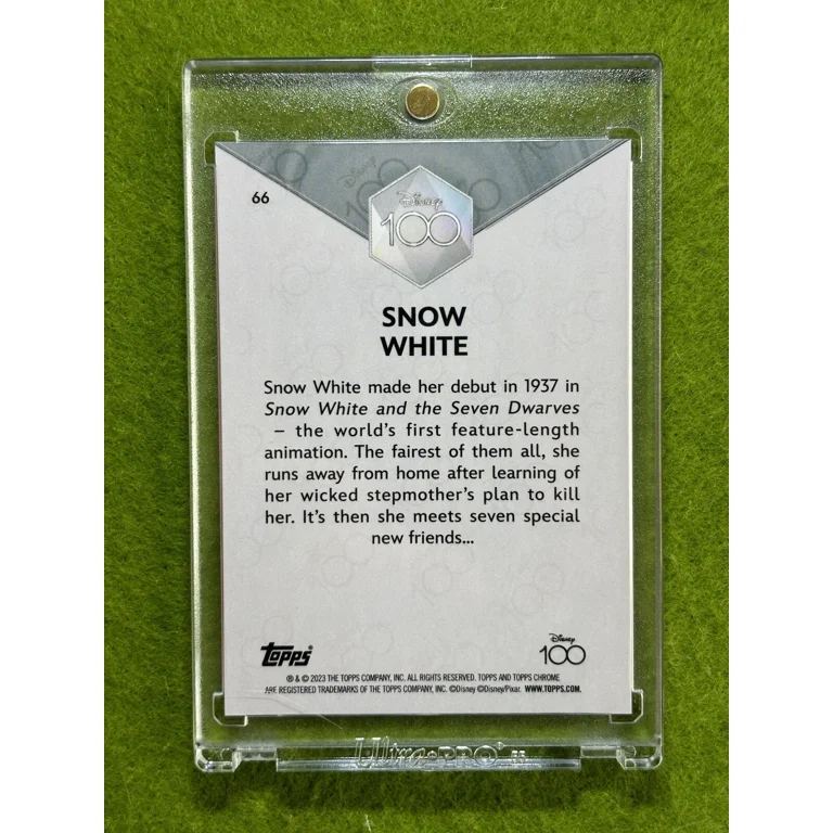 その他 Topps Chrome Disney100  WHITE 299 SNOW WHITE Disney 100 SILVER CHROME CARD 2023 Topps Chrome Snow