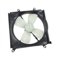 Auxiliary Fan Assembly - Compatible with 1988 - 1992 Toyota Corolla 1.6L 4-Cylinder 1989 1990 1991