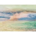 thumbnail image 2 of Prime, Marcus 32x25 White Modern Wood Framed Museum Art Print Titled - Beach Abstract 1, 2 of 4