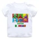thumbnail image 3 of Camiseta de algodón con estampado de dibujos animados para niños, juego popular, Garten of Banban, ropa divertida y bonita para niñas, camiseta informal de verano para bebés y niños, mangas cortas, 3 of 5