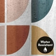thumbnail image 6 of Americanflat 71" x 74" Shower Curtain, Mid Century Circles by ArtPrink, 6 of 6